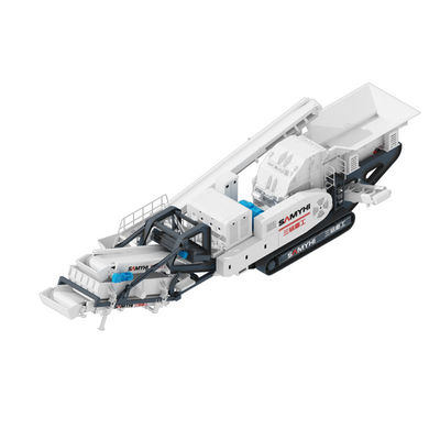 Trituradora móvil de rastreador portátil 100-200 t/h para la industria minera