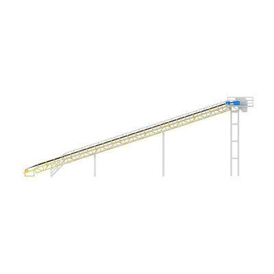 Diseño y funcionamiento flexibles Cinturón transportador de 5,5-16,5 kW con estructura simple